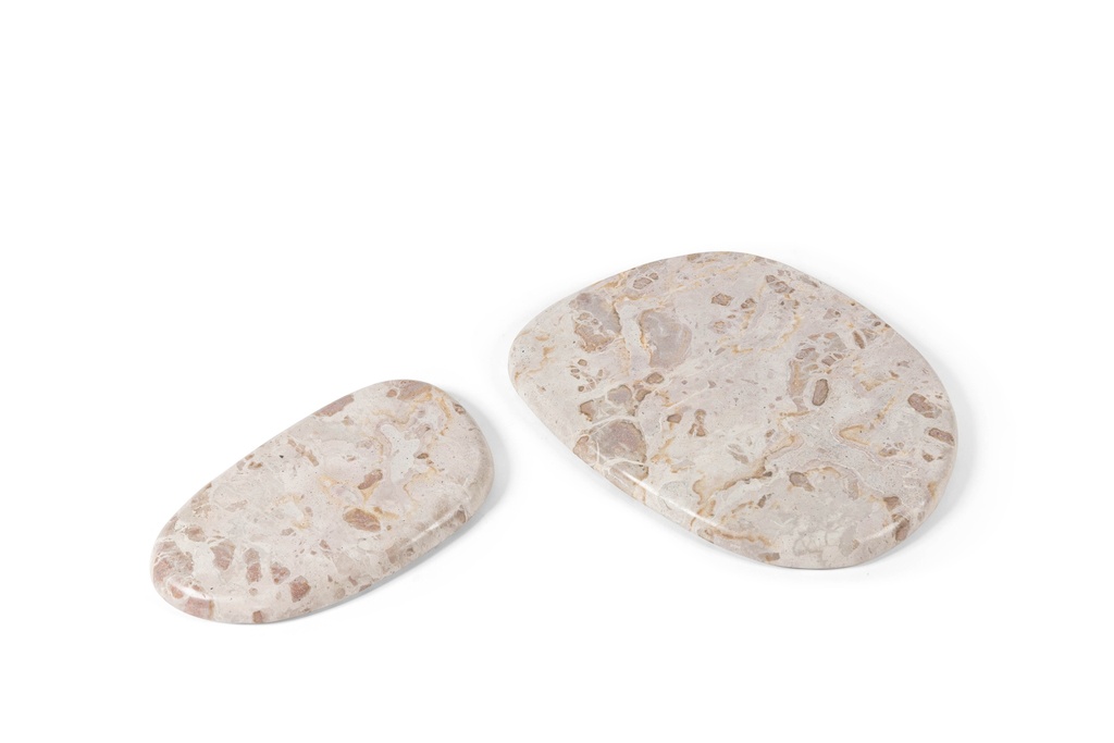 PLATE MARBLE BIG - MARBLE - BEIGE - BIG - 30x24,5x1,5cm - p/1/4