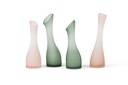 MOUTHBLOWN ORGANIC SOLIFLOWER MATT Ø7,5cm X 24cm - 6/18 - BIG - GREEN