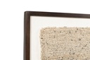 Wooden wall art with circle - cotton/wool - 75x105cm - p/1/1