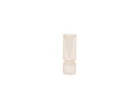 Mouthblown vase vertical ribbed amber luster - set of 2 - Ø5x20cm / Ø7x20cm- p/1/4