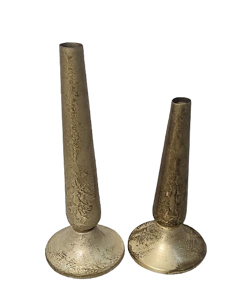 Soliflower metal silver gold - small - Ø9,5x18,5cm - p 4/32