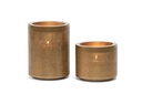 Hurricane brass antique / gold - medium - Ø25,5x20cm - 1/4