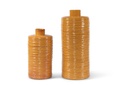 Vase reactif glazed orange medium - terracotta - Ø24x50cm - p/1