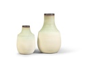 Bottle rustic small white/green - Ø30x45cm - p 1