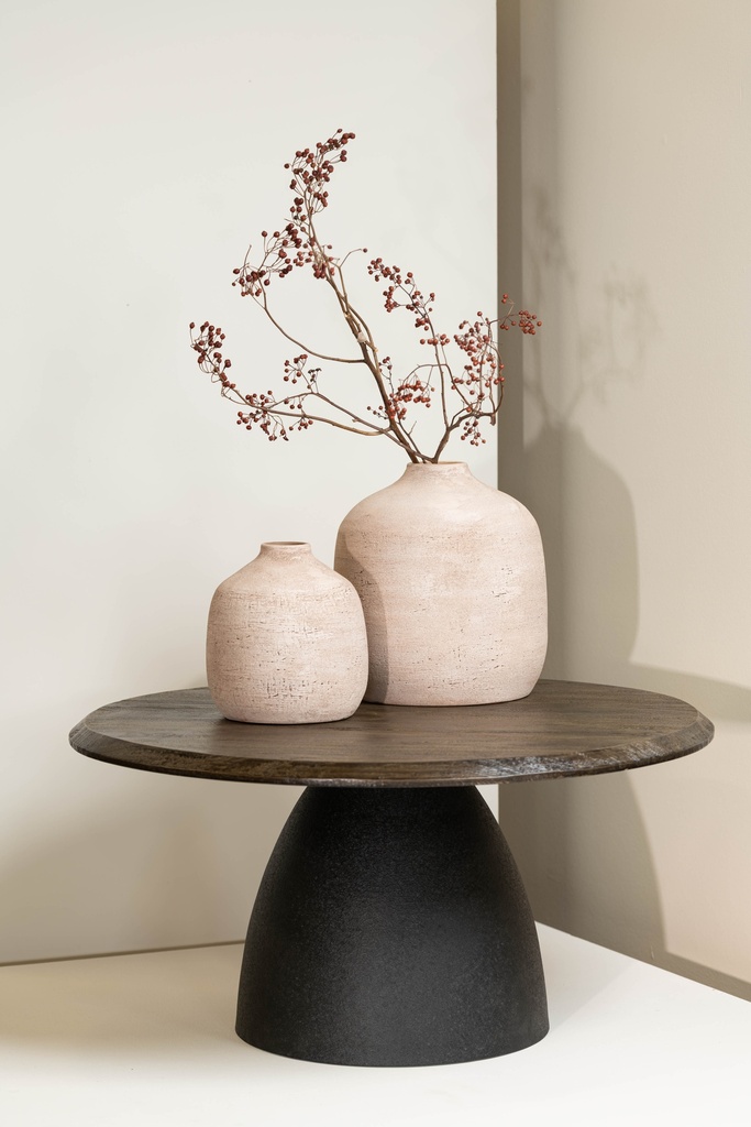 Vase rude soft terracotta - Big - Ø28x29cm - P/1