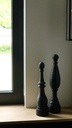 Ornament - wood - black mat brushed - Ø10x48cm - p2/8