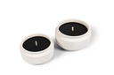 Bowl mat cream small outdoor - Ø20x 10cm - 1 ext.cot. wick - p 2