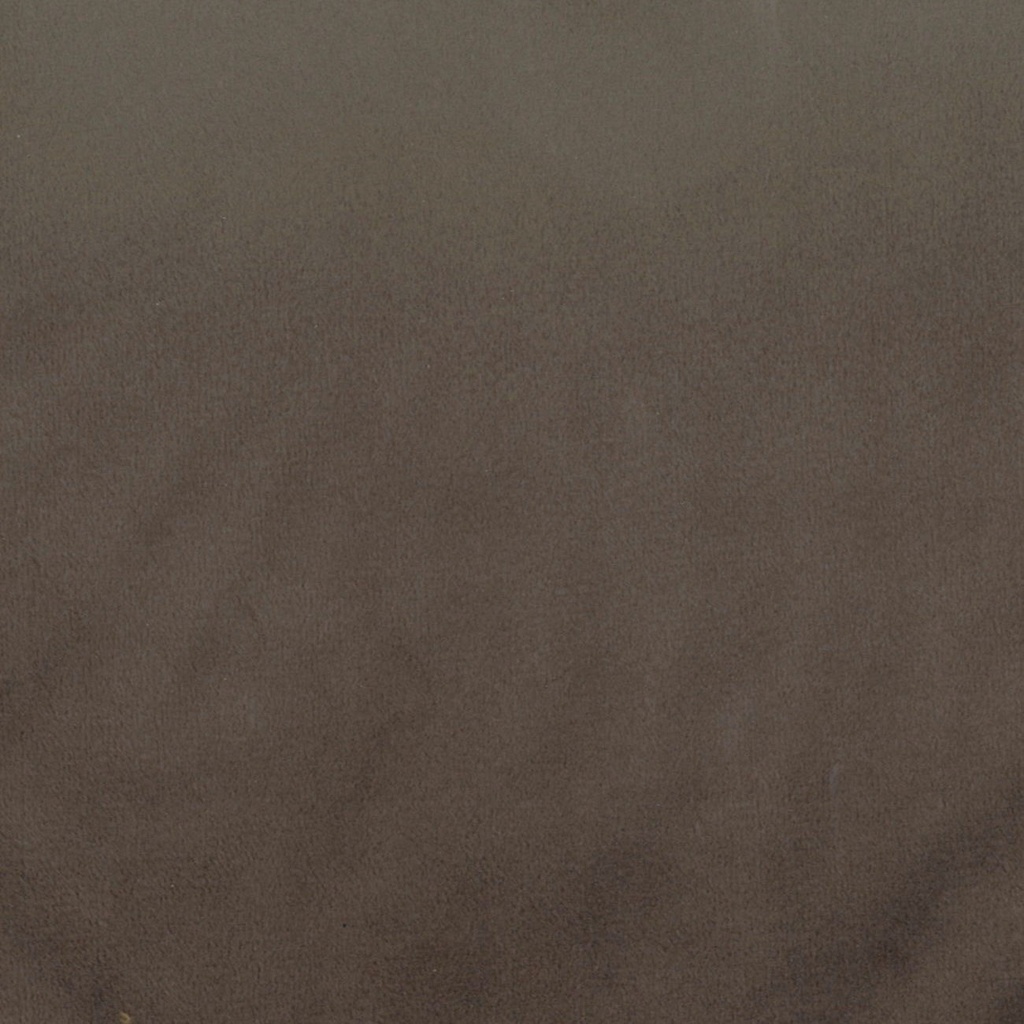 One seater - velvet fabric - COSMOS SMOKE - smoke - Ø 52x62cm - p/1/1