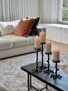 Branch candle holder for Ø7 - metal - black nickle - large Ø10 x 30cm - p/2/12