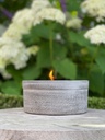 Choco aged terracotta outdoor bowl candle - Ø 18x8cm - 1 - ext. cot. - p /4/1