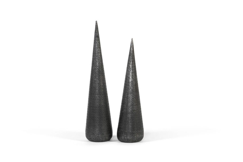 Xmas knit texture - iron - graphite - Ø13x49cm - p/1/4