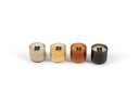 Scented candle smoke bubble votive - Ø 9x9cm - 1 - int. cot. - p/6