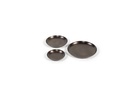 Candleplate - iron - blacked brass - Ø10,5cm - p/4/16