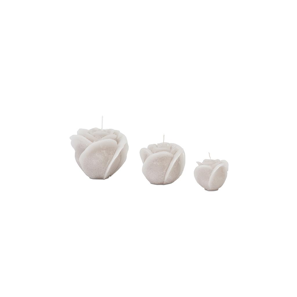 SCULPTURES ROSES - small  Ø 8,5 x 6,5 - 1 - int. cot. - p/6