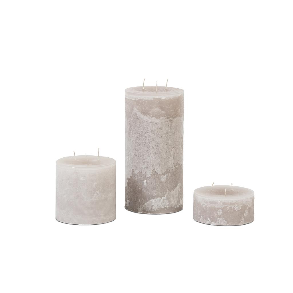 SUPER CANDLE Ø 15 cm - Ø 15 x 14 - 3 - int. cot. - p/6