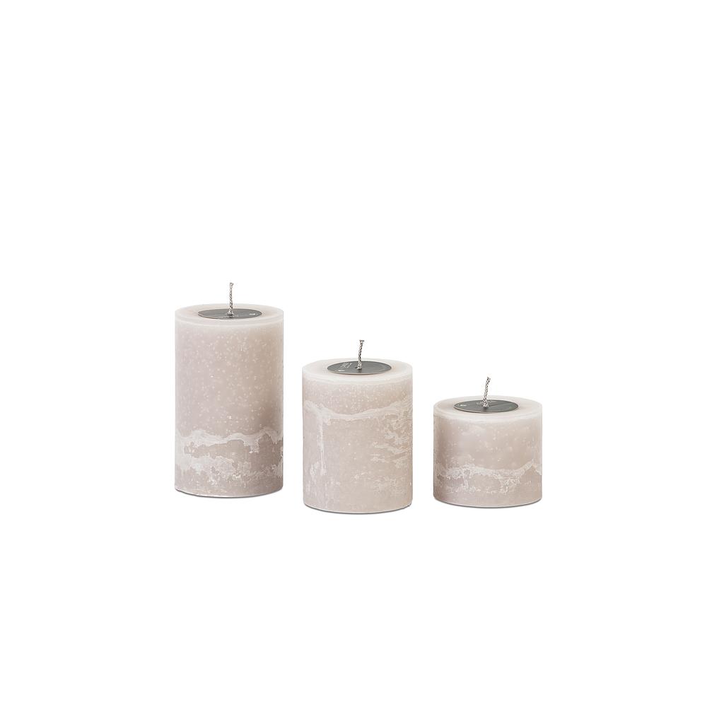 MINI SUPER CANDLE Ø 12 cm - Ø 12 x 20 - 1 - ext. cot. - p/6