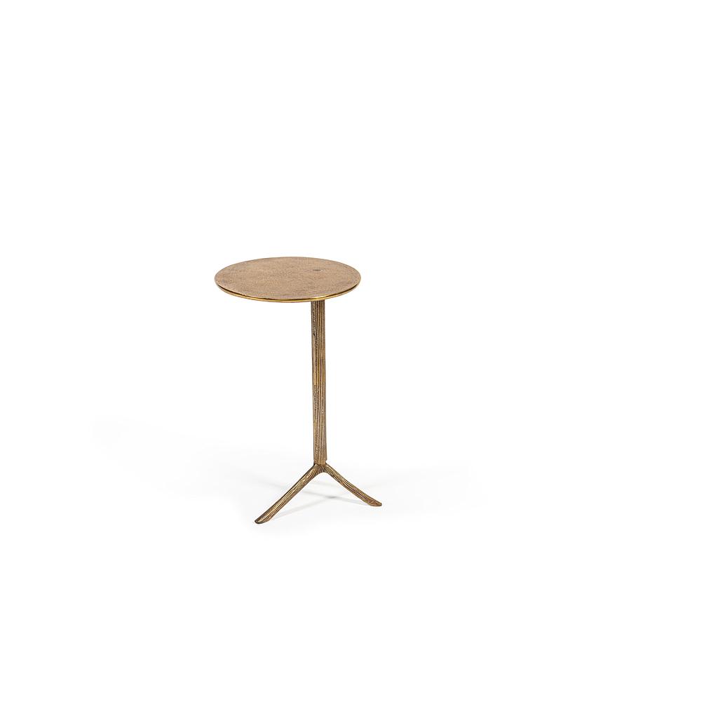 Side table - metal - brass antique - Ø 30x48cm - p/1/1