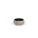 Brown aged terracotta outdoor bowl candle - Ø 35x16cm - 3 - ext. cot. - p /2/1