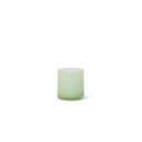 Thick votive cylinder - glass - mint green - Ø14 x 15cm - p/4