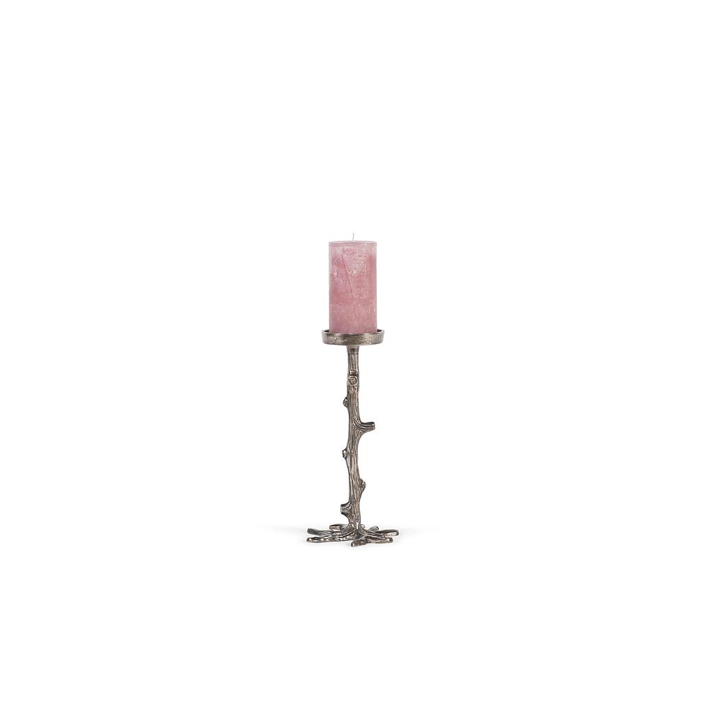 Branch candle holder for Ø7 - metal - black nickle - large Ø10 x 30cm - p/2/12