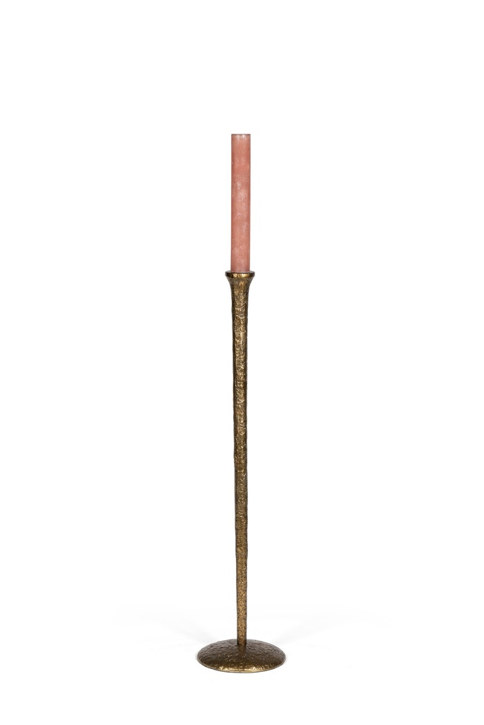 Candleholder Ø4,4 - metal - gold antique - Ø21x93cm - p 2/4