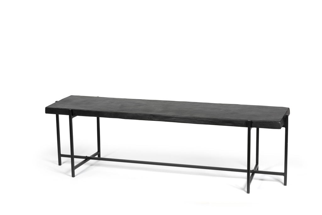 Console table - metal - matt black - 140 x 38 x 40cm - p 1/1