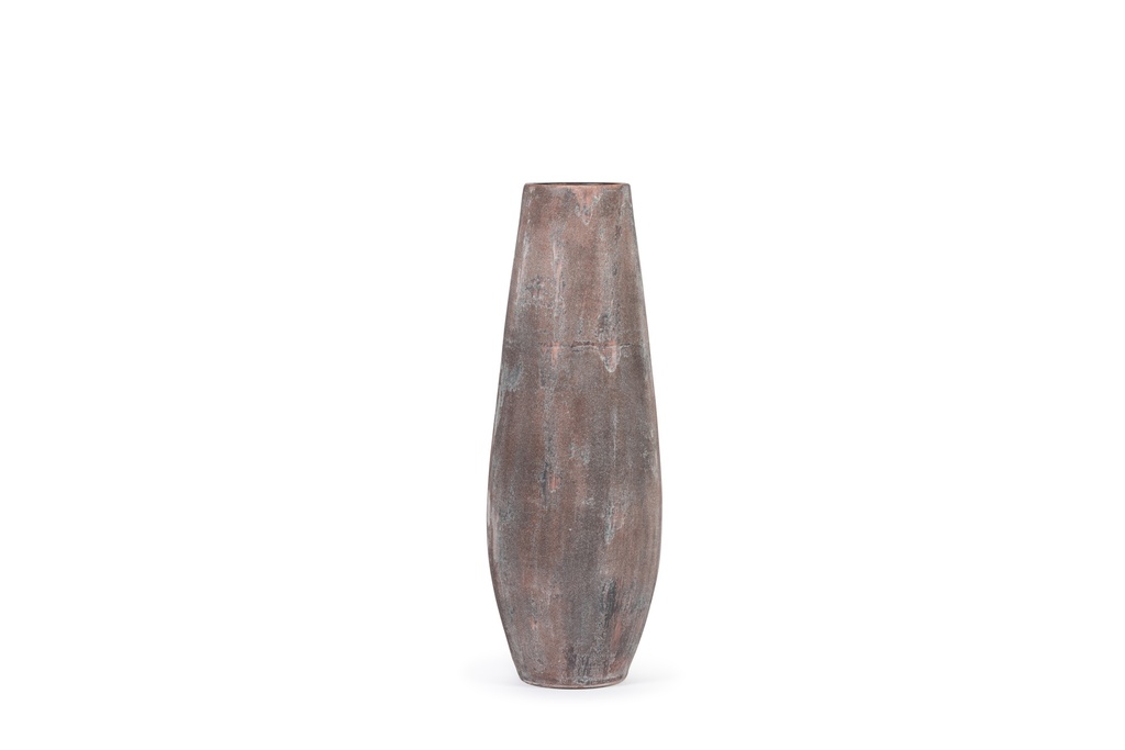 Vase terracotta - washed brown - Ø 26x70cm - p/1/1