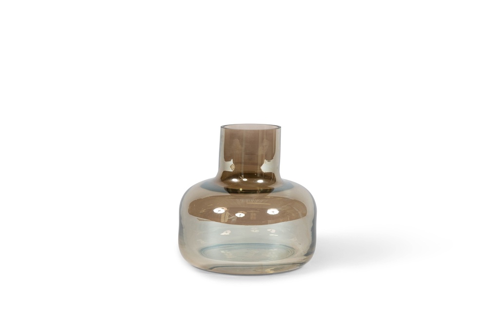 Chimney vase - glass - luster - Ø20 x 20cm - p 2