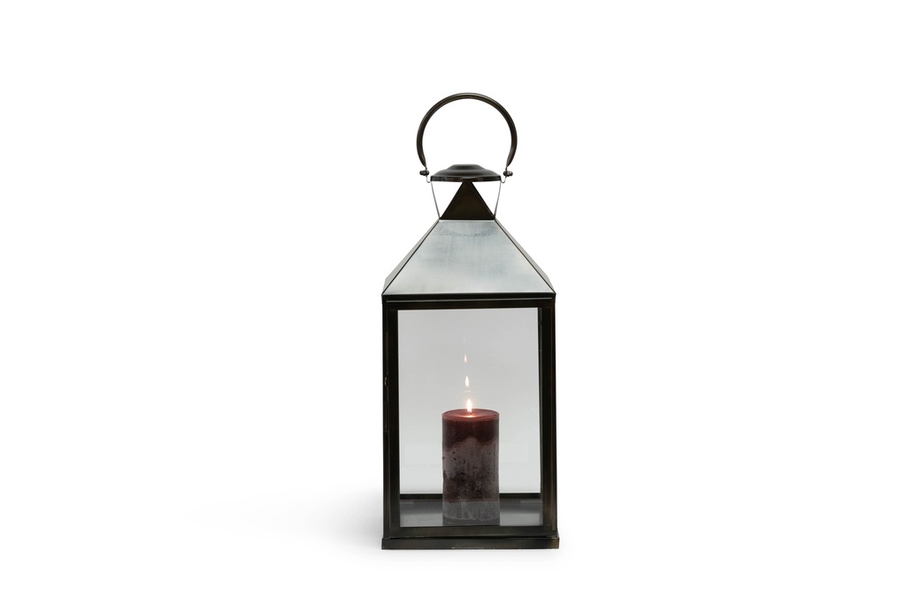 Lantern - stainless steel - bronze - 30x30x65cm - p 1/1