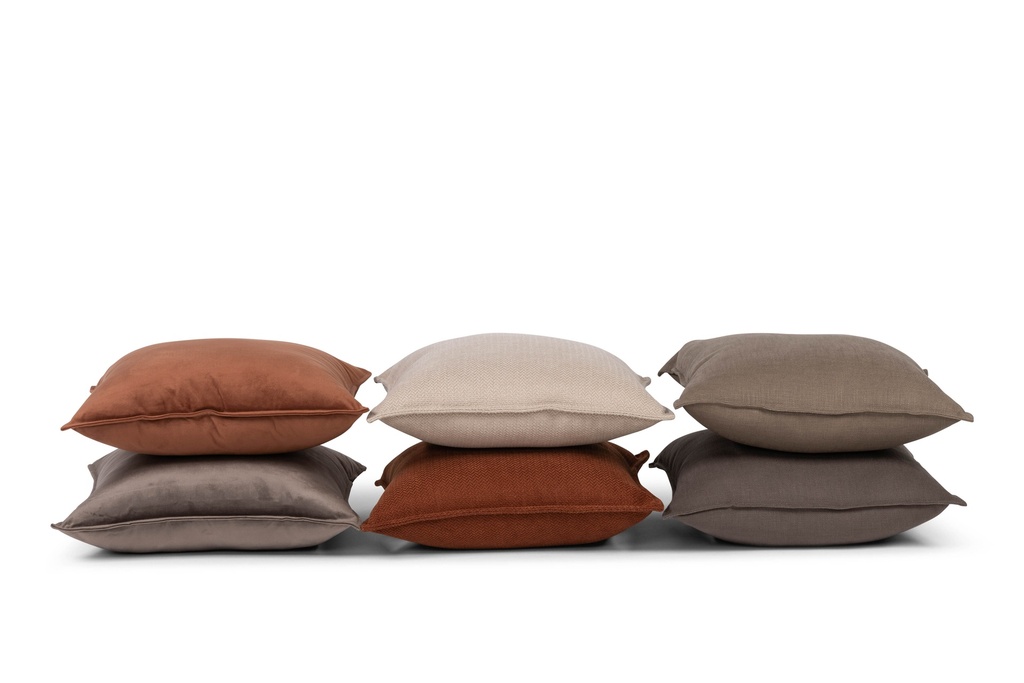 Cushion - Linen Fabric - Brown - 45x45cm - p 1/1