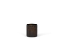 Cylinder vase big pencil cut - glass - butterbrown - Ø18 x 18cm - p 2/4