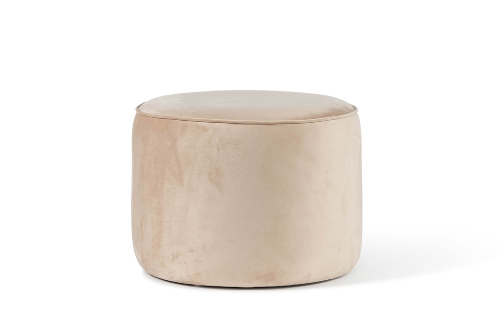 Pouf - velvet fabric - COSMOS MUSHROOM - mushroom - big - Ø 55x40cm - p/1/1 