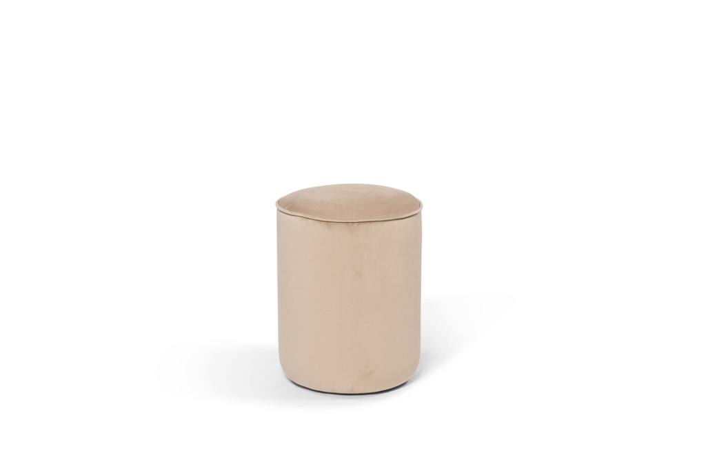 Pouf - velvet fabric - COSMOS MUSHROOM - mushroom - small - Ø 35x45cm - p/1/1