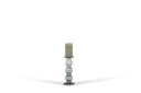 Chandelier 3 roll  - glass - luster grey - Ø 13x31cm - p/1/4