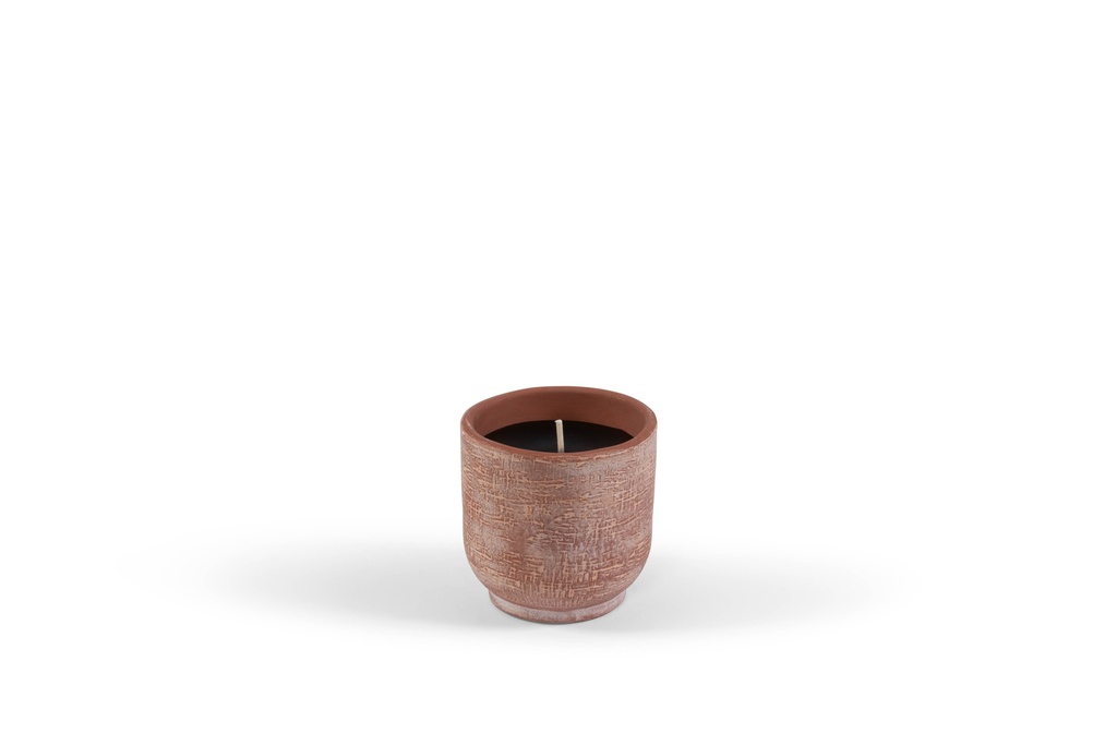 Flowerpot - terracotta - outdoor candle - Ø 14x14cm - 1 - ext. cot. - p /6