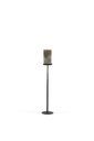 Handforged candle holder for Ø10 - natural black - small - H 64 - p/2/4
