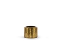 Big Round Ribbed Planter - metal - antique gold - Ø 45x34cm - p/1/1