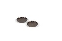 Candleplate - iron - blacked brass - Ø13,5cm - p/4/16