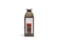 Lantern aged antique - iron & glass - brass antique - Ø16x16x47cm - p1/6