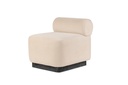 Havana sofa - Mango & fabric - ecru - 55x64x65cm - p/1/1