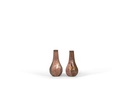 Small vase silver copper patina - Ø11 x 22cm - p 4/16
