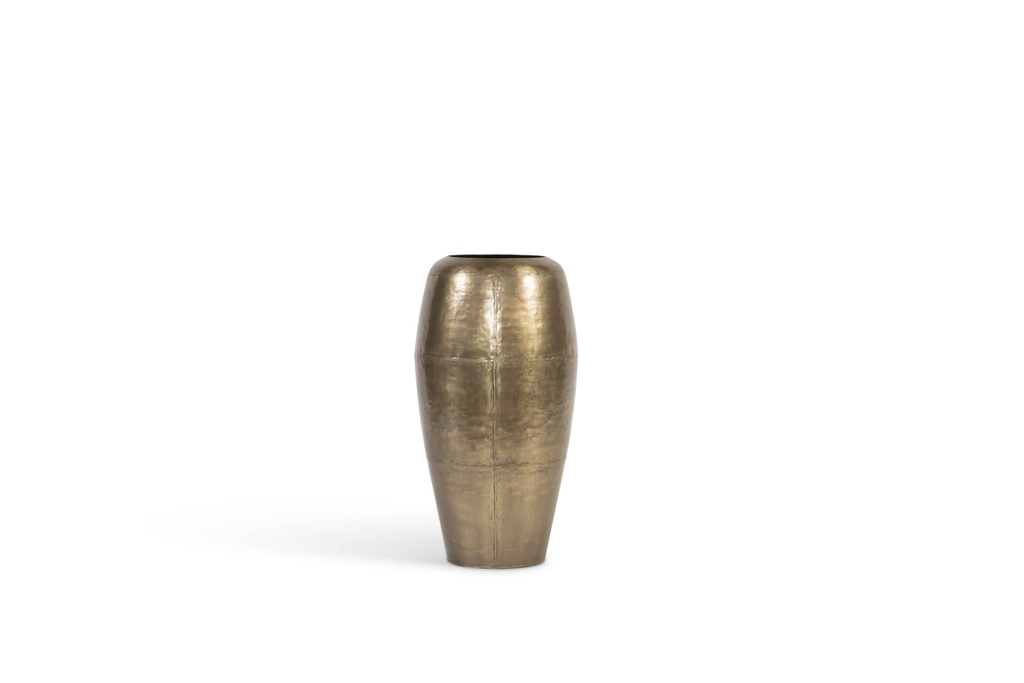 Planter brass antique medium - Ø31x58,5cm - 1/1