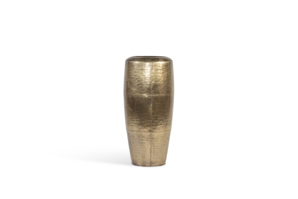Planter brass antique large - Ø33x71cm - 1/1
