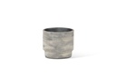Flowerpot Dark brown Big - Ø 17 x 15 cm - outdoor candle -1 ext. coton wick - p/6