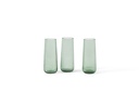 MOUTHBLOWN HAMMERED SOLIFLOWER Ø5,5cm X 14cm - 6/18 - SMALL - GREEN