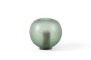 Mouthblown cutted bolvase on stand big - green - 38x37x36cm - p 1/1