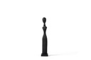 LADY BLACK MATT BRUSHED WOOD - MEDIUM - 11,5x11,5x66cm - p/2/8