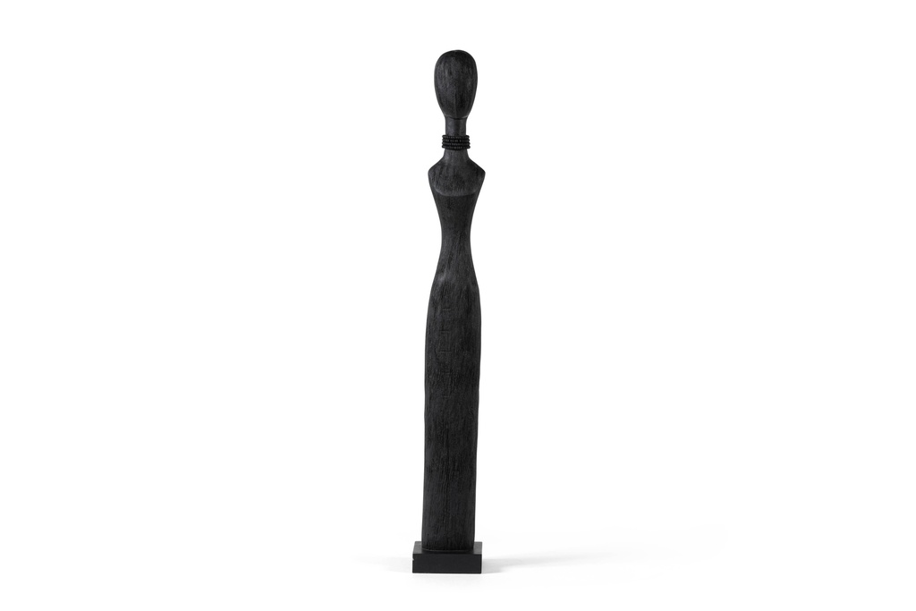 LADY BLACK MATT BRUSHED WOOD - BIG - 11,5x11,5x86cm - p/2/8