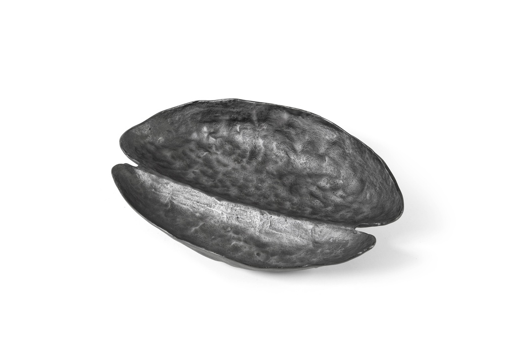 DISH ROUGH WASHED GREY - BIG - 52x32x12cm - p/1/4