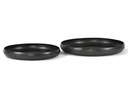 Bowl texture - graphite - set of 2 - Ø45x6cm/Ø54x6cm - p/1/2